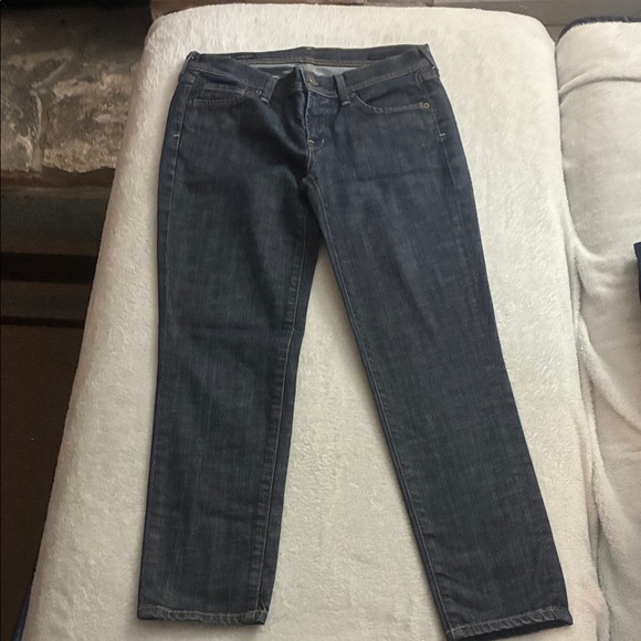 Citizens Of Humanity Dark Blue Straight Leg Jeans - Picture 1 of 2